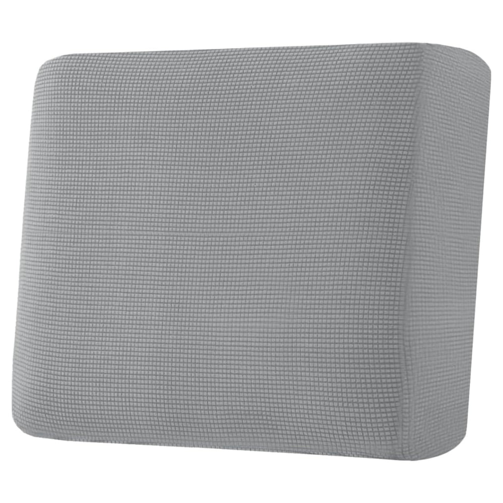 H.VERSAILTEX Super Stretch Individual Seat Cushion Covers Sofa Covers Couch Cushion Covers Slipcover Sets Thick Jacquard Textured Twill Fabric (1 Piece Chair Cushion Cover, Dove)