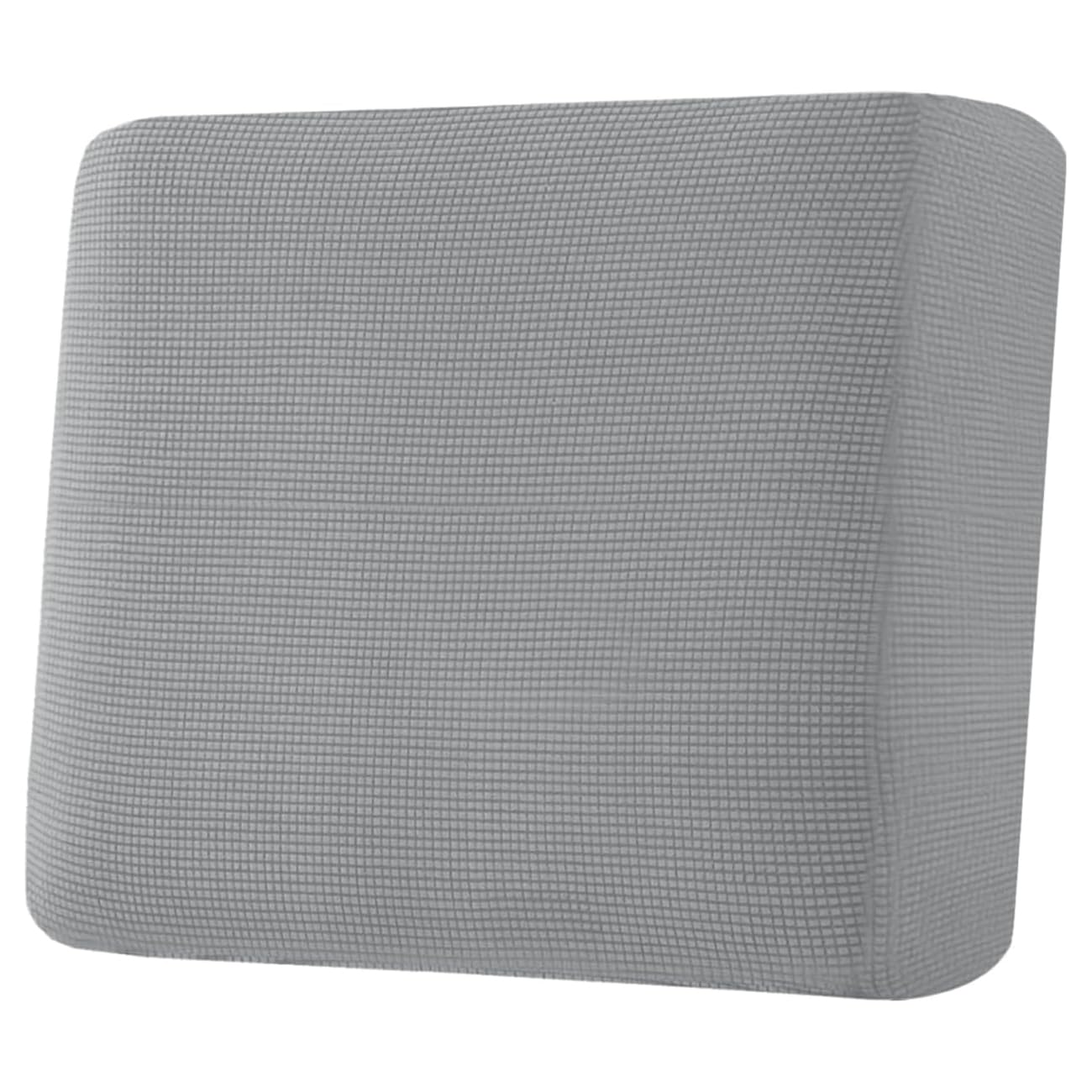 H.VERSAILTEX Super Stretch Individual Seat Cushion Covers Sofa Covers Couch Cushion Covers Slipcover Sets Thick Jacquard Textured Twill Fabric (1 Piece Chair Cushion Cover, Dove)
