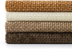 MIULEE Soft Decorative Chenille Fall Pillow Covers Brown 18x18 Pack of 4