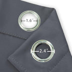 LEMOMO Blackout Curtains 40 x 63 inch/Grey Curtains Set of 2 Panels/Thermal Insulated Room Darkening Bedroom Curtains