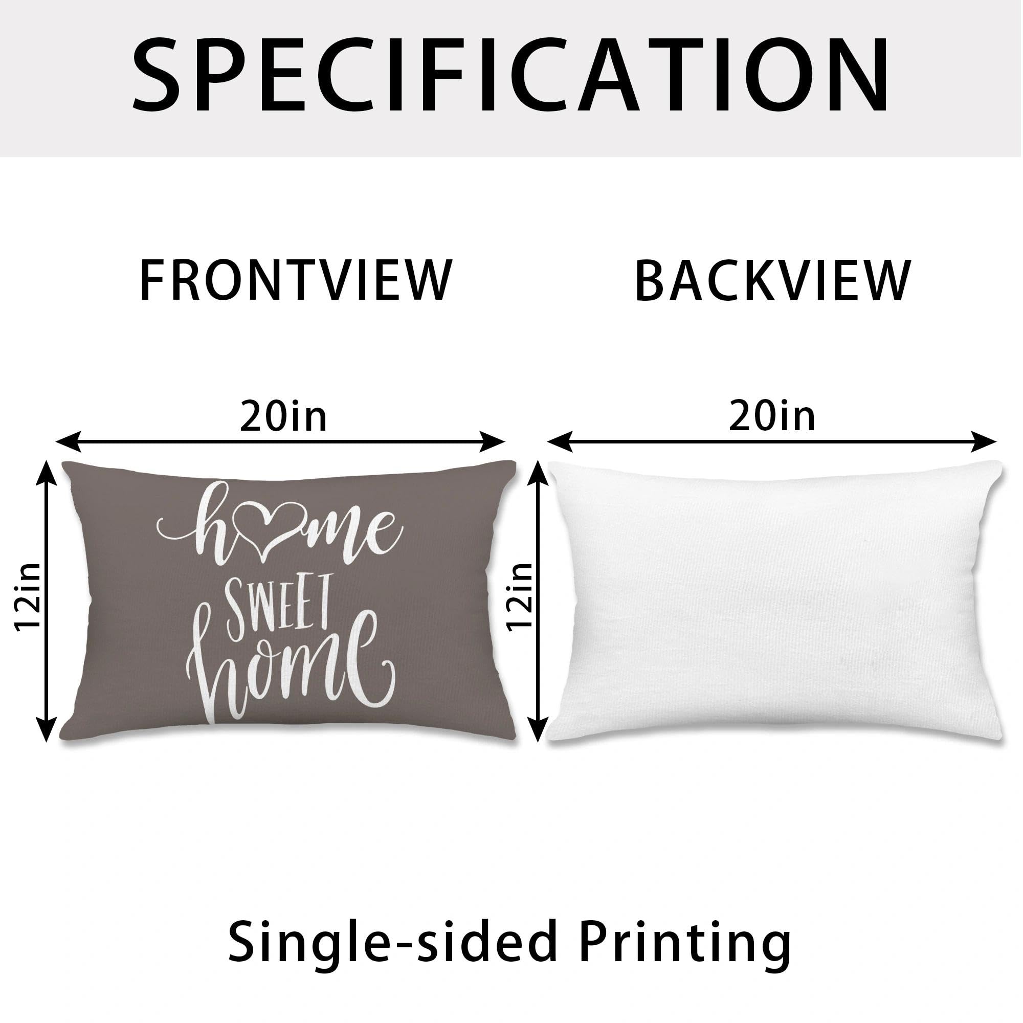 Hexagram Geometric Gray Pillow Covers 12x20, Decorative Pillow Covers