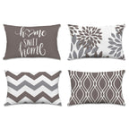 Hexagram Throw Pillow Covers 18x18, Outdoor Blue Pillow Covers Set of 2