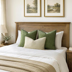 MIULEE Decorative Couch Throw Pillow Covers 20x20 Inch Sage Green 2 Pack