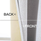 MIULEE 100% Blackout Linen Curtains for Bedroom 52x108 Inches Grayish White