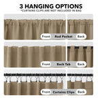 Deconovo Blackout Curtains for Bedroom, Living Room Curtains 95 Inches Long