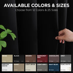 Joydeco Door Curtain Blackout Curtains for Doorway Privacy Closet Drapes