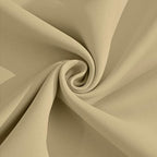 Yakamok Soft and Smooth Beige Curtains for Bedroom - Grommet Thermal Insulated Room Darkening Curtains for Living Room, Set of 2 Panels (38 x 54Inch, Beige)