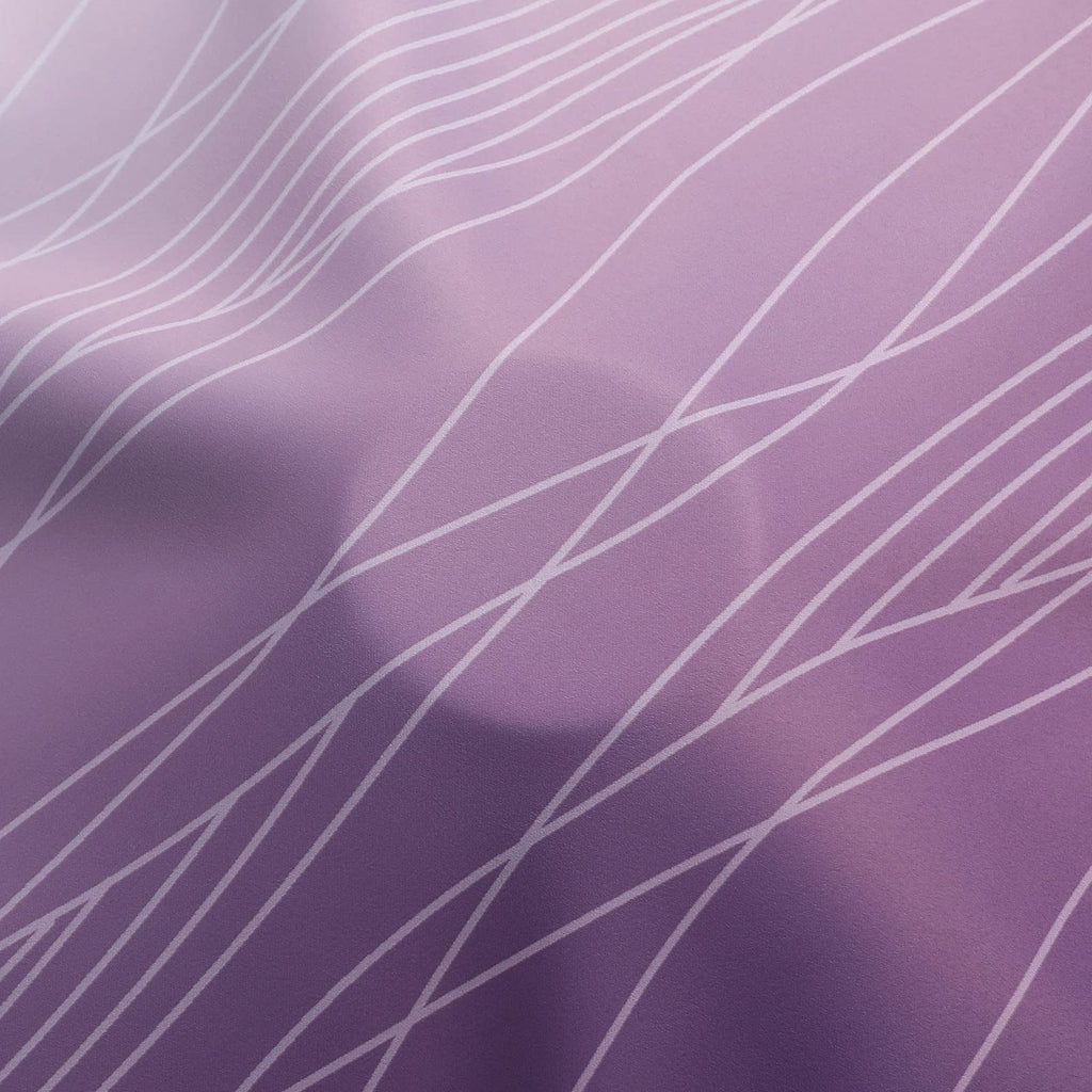 Purple and Greyish White Ombre Blackout Curtains for Bedroom 45 Inches Long