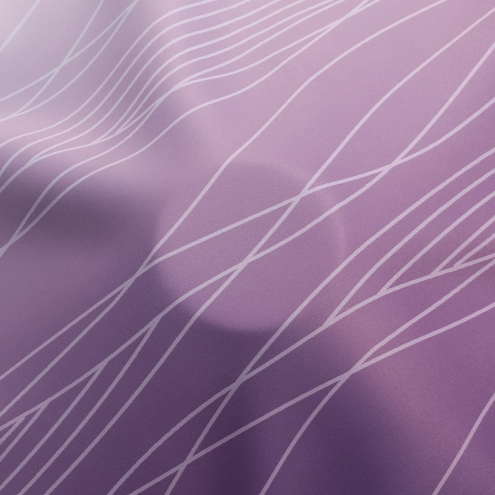 Purple and Greyish White Ombre Blackout Curtains for Bedroom 45 Inches Long