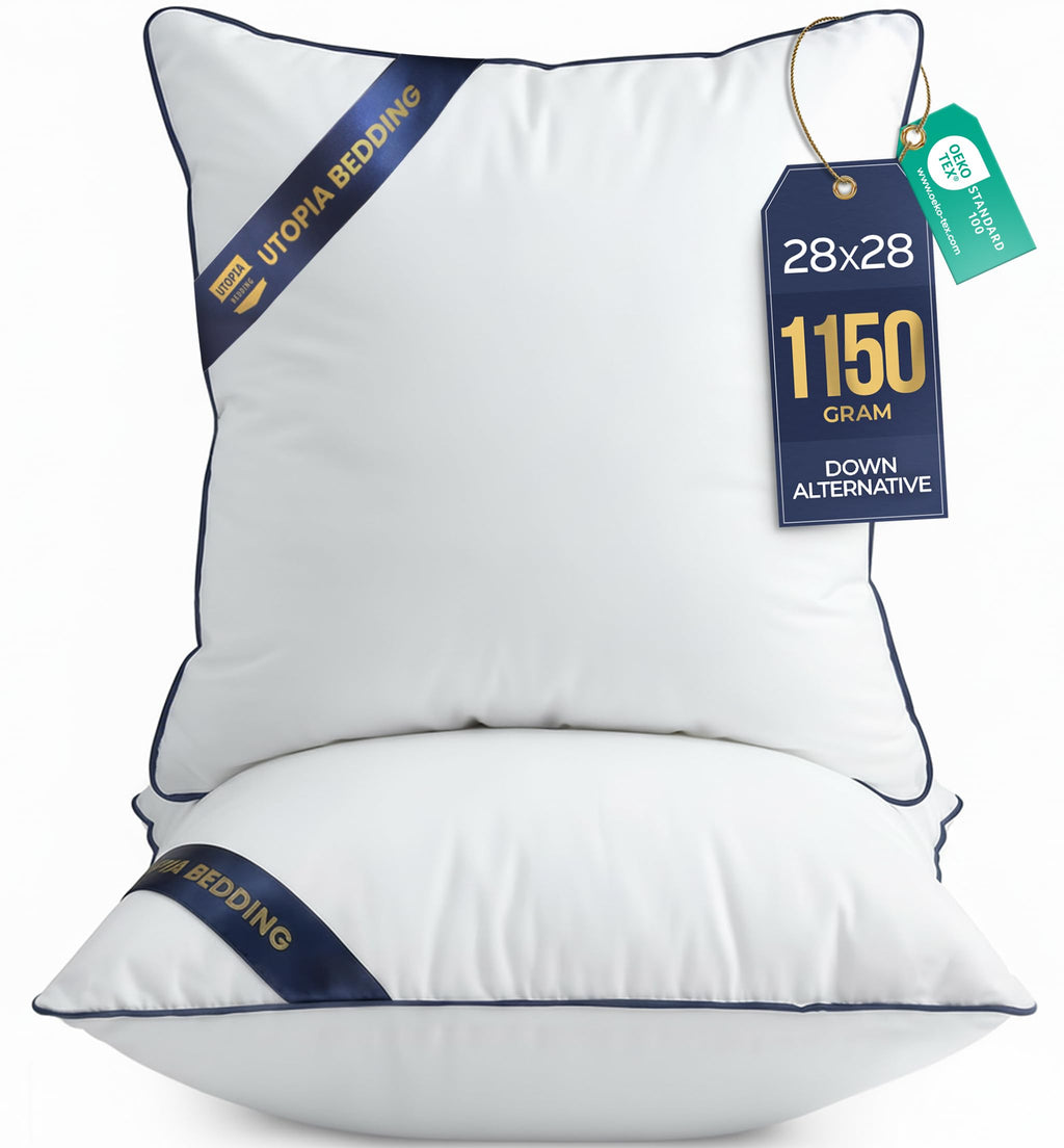 Utopia Bedding 28x28 Throw Pillow Inserts, Decorative Pillows, Pack of 2