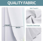 ChrisDowa Room Darkening Curtains for Bedroom and Living Room 84 Inch Long