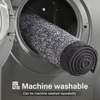 48x24 Long Bathroom Rugs Washable Non Slip, Dark Grey Bath Mat for Bathroom Floor Tub, Soft Absorbent Quick Dry Mats for Shower, Bathtub,Home Decor