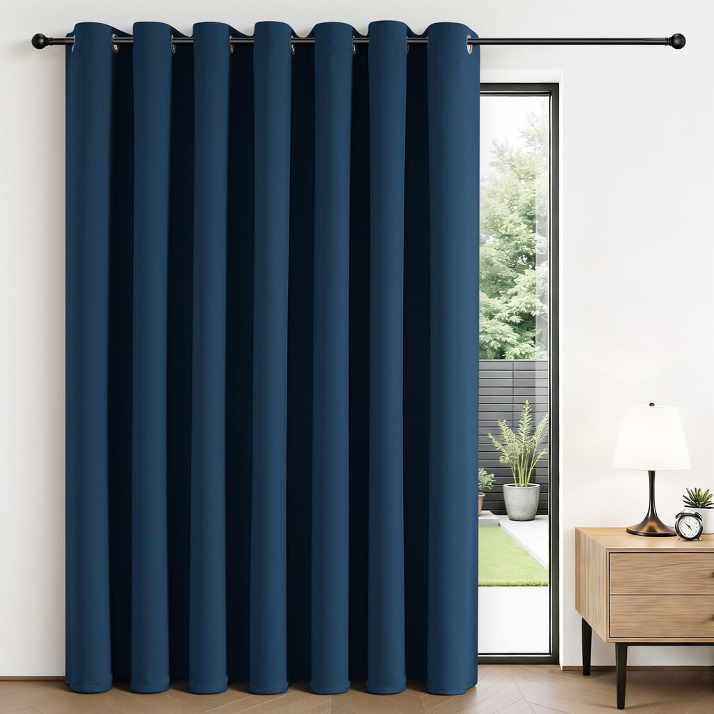 Joydeco Blackout Patio Sliding Door Curtains, Privacy Room Divider Curtains