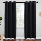 NICETOWN Navy Blackout Curtains for Kid's Room 42" Wide x 78" Long 2 Panels