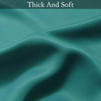 SimpleHome Ombre Room Darkening Curtains 45 inches Length for Bedroom,Grommet Gradient Light Blocking Teal Gradient Window Curtains for Living Room,2 Panels, 52x45 inches