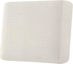 H.VERSAILTEX Super Stretch Individual Seat Cushion Covers Sofa Covers Couch Cushion Covers Slipcover Sets Thick Jacquard Textured Twill Fabric (1 Piece Chair Cushion Cover, Ivory)
