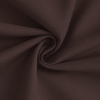 Yakamok 100% Blackout Curtain Panels 84 inches Cold and Light Blocking Drapes for Nursery, 2 Thick Layers Thermal Insulated Draperies (2 Pieces, 50 Wide Each Panel, Brown/White Backing)