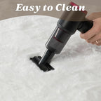 ThreadGlobe Fluffy Faux Rabbit Fur Rug Runner 2'x6', Ultra Soft & Non-Slip Rugs for Bedroom, Living Room, Nursery, No Shedding Machine Washable Rug, White, 2x6 Ft