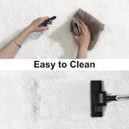 Ultra Soft Runner Rugs for Bedroom Hallways with Upgraded Non-Slip Rubber Backing & Thick Memory Sponge, 2x3 Feet Fluffy Shag Throw Area Rug for Bedside Dorm Cream