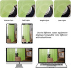 Chyhomenyc Lime Sheer Curtains 45 Inch Long 2 Panels, Light Filtering Short Soft Airy Short Cafe Curtains, Modern Rod Pocket for Dinning Living Room Bedroom, 42Wx45L Inches