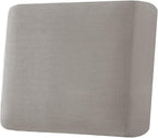 H.VERSAILTEX Super Stretch Individual Seat Cushion Covers Sofa Covers Couch Cushion Covers Slipcover Sets Thick Jacquard Textured Twill Fabric (1 Piece Chair Cushion Cover, Taupe)