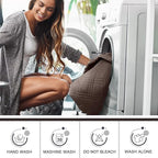 TAOCOCO 100% Waterproof Recliner Sofa Cover, Non Slip Split Couch Covers for Reclining Couches with Straps, Washable Reclining Sofa Cover Furniture Protector for Kids Pets(3 Seater, Dark Brown)