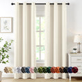 MIULEE Blackout Curtains for Bedroom 2 Panels 40 x 72 Inch Long Birch