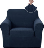 U-NICE HOME Recliner Chair Covers Stretch Couch Cover Sofa Cover Sofa Slipcover Furniture Protector for Chair Cover Pet Friendly(Armchair, Navy)