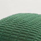 Fancy Homi Set of 4 Green Lumbar Rectangle Decorative Throw Pillow Covers 16x24 Inch for Couch Bed Chair, Aesthetic Boho Room Decor, Soft Fuzzy Thick Corduroy Textured Cushion Case 40x60cm
