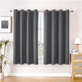 ChrisDowa Blackout Curtains for Bedroom and Living Room 63 Inches Long