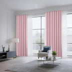 CUCRAF Light Pink Blackout Curtains 84 inch Length 2 Panels Set, Rod Pocket Room Darkening Drapes for Bedroom Living Room, Insulated Thermal Light Blocking Window Curtain (W52 x L84 Inch)