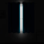 LEMOMO Teal Blackout Curtains 34 x 54 Inch Length/Set of 2 Curtain Panels/Thermal Insulated Room Darkening Blackout Curtains for Bedroom