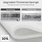 Ophanie Tie-Dyed Grey&White 8x10 Area Rugs for Living Room, Large Shag Bedroom Carpet, Big Indoor Thick Soft Nursery Rug, Fluffy Carpets for Boy and Girls Room Dorm Home Decor Aesthetic