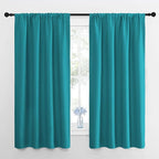 NICETOWN RV Blackout Curtains for Camper Windows, Peacock Blue, 29" Wide by 50" Long, 2 PCs, Short Blackout Curtains & Drapes, Thermal Insulated Blackout Curtain Panels for Kids Room, Play Room