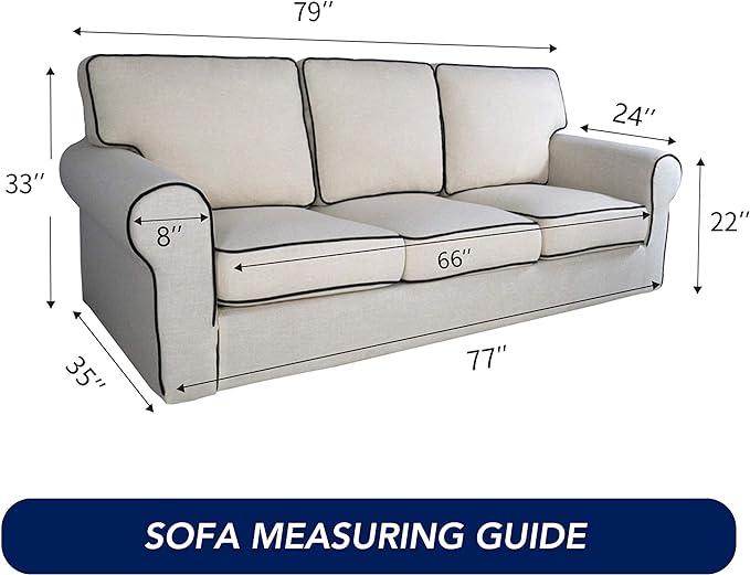 PureFit Super Stretch Sofa Slipcover – Spandex Non Slip Soft Couch Sofa Cover, Washable Furniture Protector with Non Skid Foam and Elastic Bottom for Kids, Pets （Sofa, Gray ）