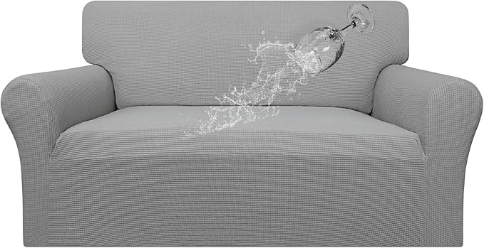Easy-Going Waterproof Loveseat Couch Cover Stretch Jacquard Sofa Cover
