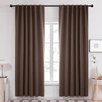 Deconovo Blackout Curtains for Bedroom, Living Room Curtains 84 Inches Long