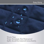 Easy-Going Sofa Slipcover Reversible Loveseat Sofa Cover Couch Cover for 2 Cushion Couch Furniture Protector with Elastic Straps for Pets Kids Dog Cat (Oversized Loveseat, Navy/Ivory)