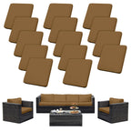 SUKAIKEQA 8PCS Patio Cushion Covers.Patio Furniture Couch SeatSlipcovers
