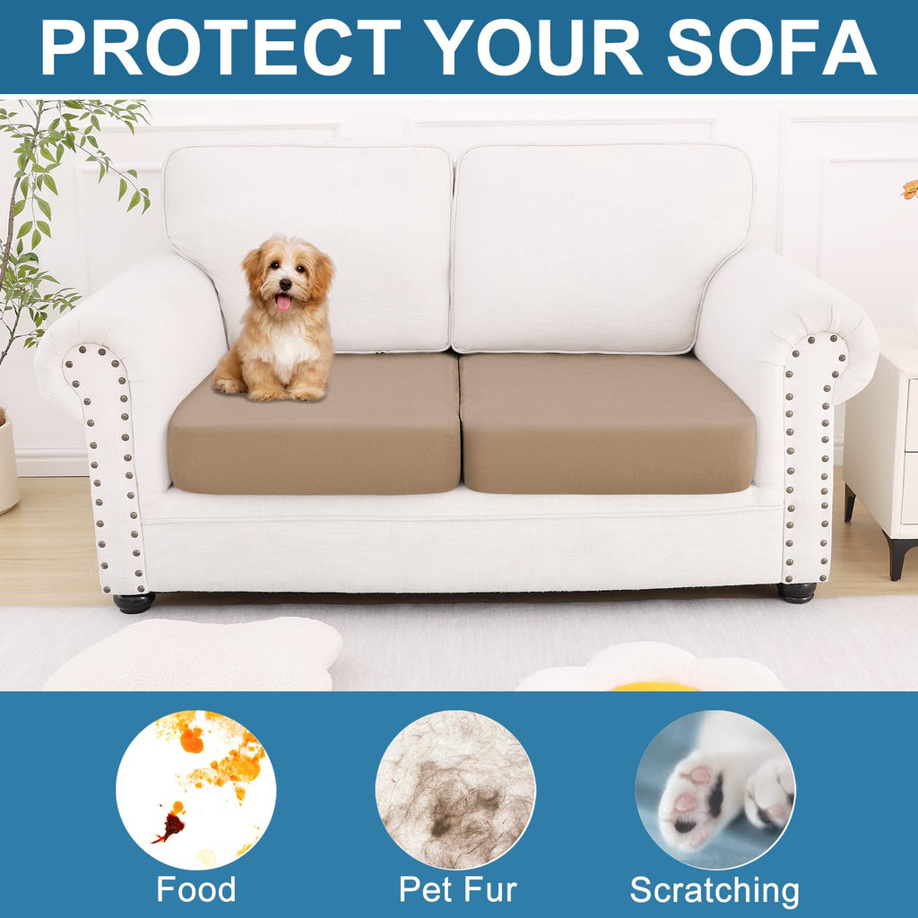 Smiry Couch Cushion Covers, Stretch Couch Covers for Sofa