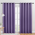 NICETOWN Room Darkening Draperies Window Curtain Panels, Lilac Purple, 2 Panels, W60 x L84 -inch, Thermal Insulated Grommet Room Darkening Curtains for Bedroom