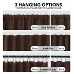 Deconovo Blackout Curtains for Bedroom, Living Room Curtains 84 Inches Long