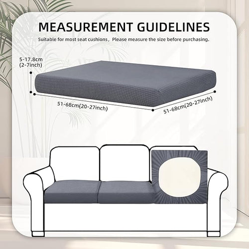 8 Pcs Outdoor Cushion Covers, Patio Sofa Cushion Covers Replacement