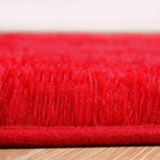 Amearea Premium Soft Fluffy Rug Modern Shag Carpet, 9x12 Feet, Fuzzy Shaggy Rugs for Bedroom Living Room Teen Apartment Decor, Comfortable Indoor Furry Dorm Carpets, Red
