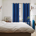 BGment Royal Blue Blackout Curtains for Bedroom 72 Inch Long - 2 Panels