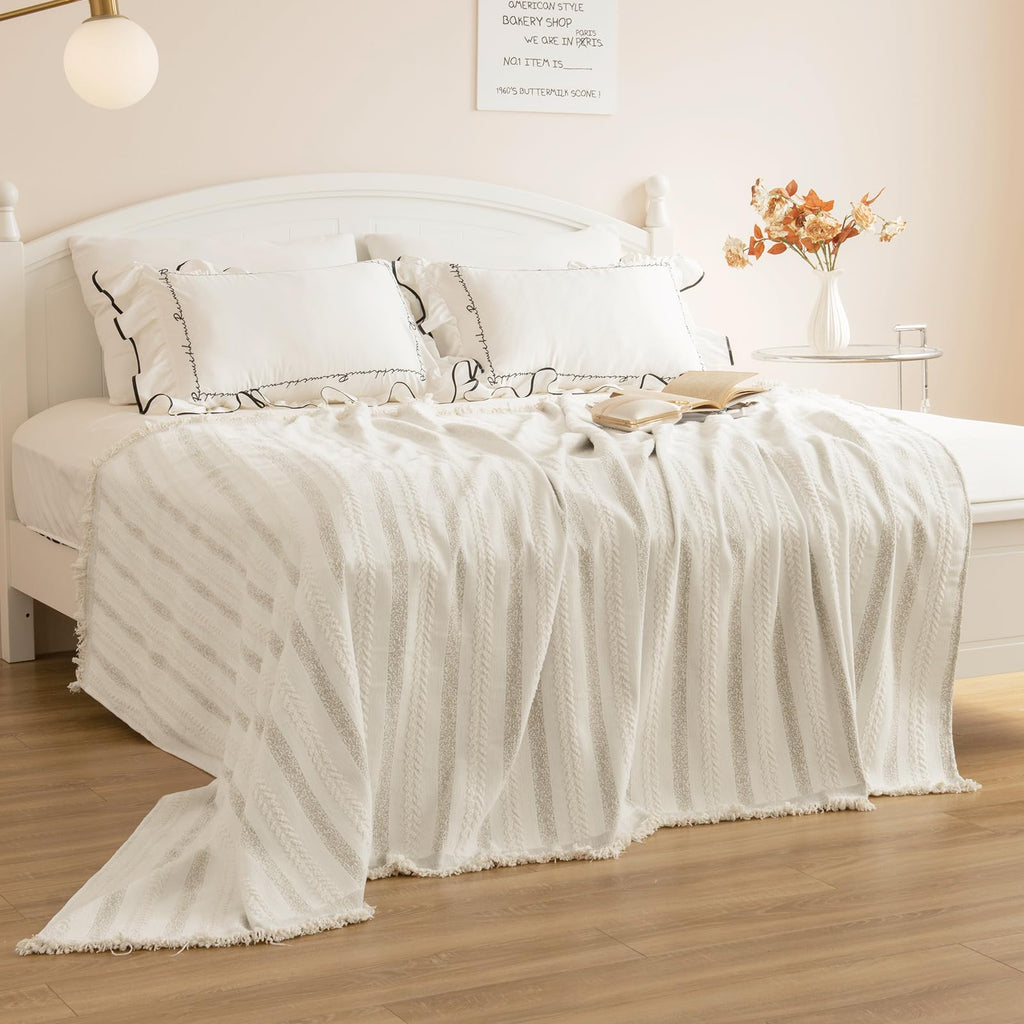 KaviKon Couch Cover for Sofa, Boho Sofa Covers Washable 3 Cushion for Dogs
