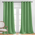 NICETOWN Blackout Curtains and Drapes for Kitchen - Extra Long Room Darkening Thermal Insulated Solid Window Blackout Draperies (Forest Green, 1 Pair, 52 x 95-Inch)