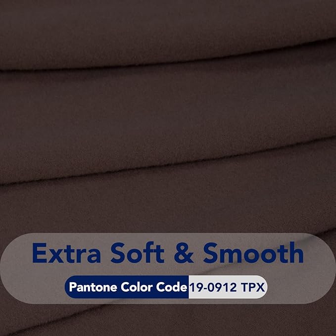 PureFit Super Stretch Chair Sofa Slipcover – Spandex Non Slip Soft Couch Sofa Cover, Washable Furniture Protector with Non Skid Foam and Elastic Bottom for Kids, Pets （Chair, Chocolate）