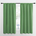NICETOWN RV Blackout Curtains for Camper Windows, Froest Green, 29" Wide by 50" Long, 2 PCs, Short Blackout Curtains & Drapes, Thermal Insulated Blackout Curtain Panels for Kids Room, Play Room