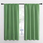 NICETOWN Kitchen Curtains, Short Blackout Drapes, Froest Green, 42" Wide by 54" Long, 2 PCs, Thermal Insulated Blackout Curtain Panels for Kids Room, Play Room